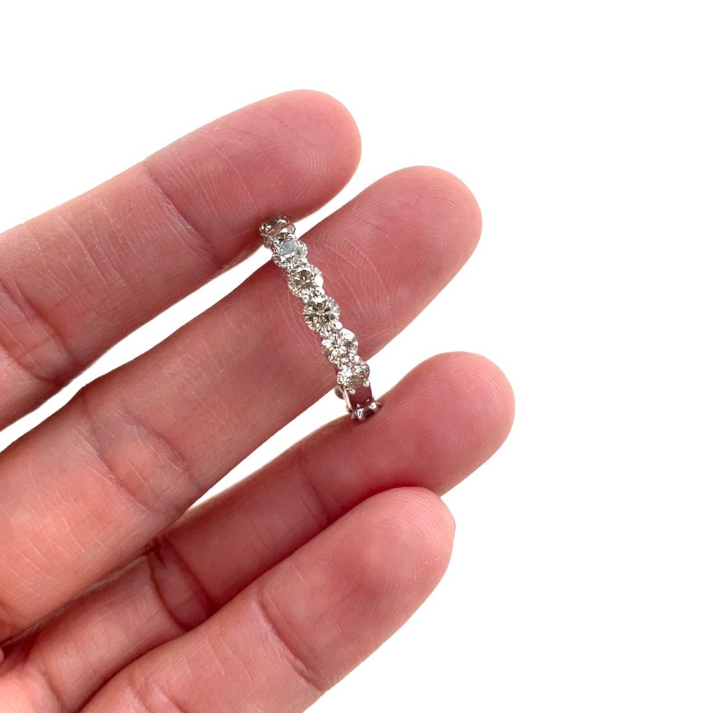 New! 💎 3ct. Natural Diamond Eternity Ring